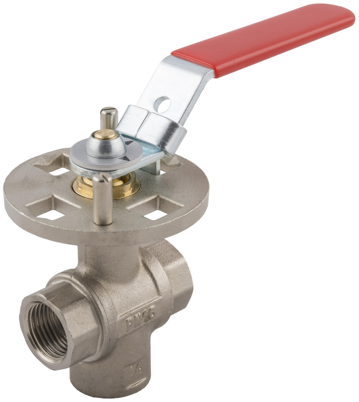 3 WAYS BALL VALVE T FEMALE LOCKABLE 6765L GHI