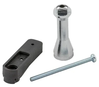 PROLONGACIÓN EJE DE MANDO (CON MANETA LARGA, TORNILLO Y PLAQUETA)