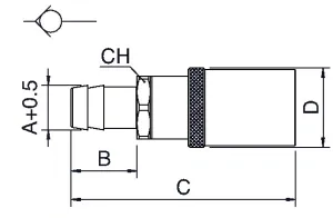 445d