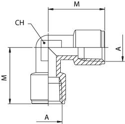 FEMALE ELBOW - NPTF