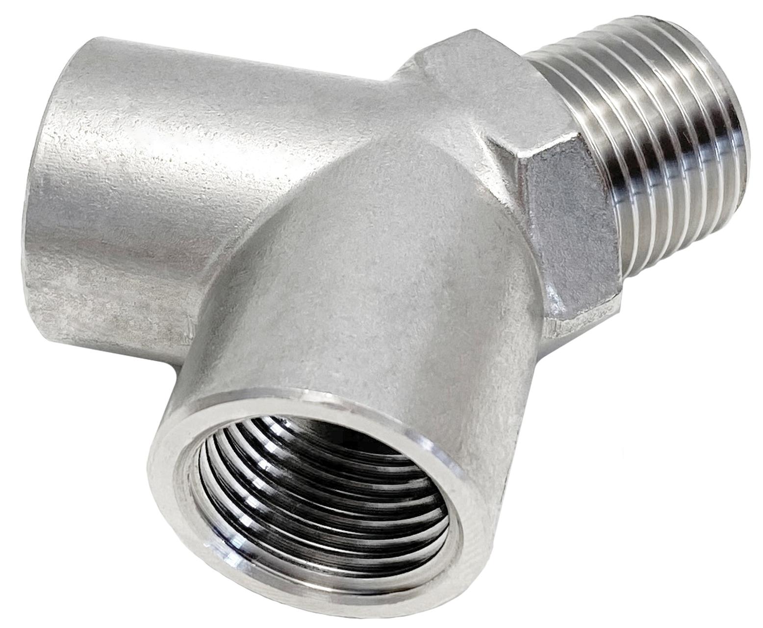 RACCORDO A Y 90° MASCHIO CONICO CENTRALE