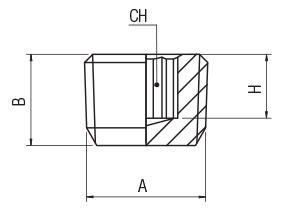 MALE PLUG (TAPER) DIN 906