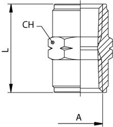 FEMALE ADAPTER - NPTF