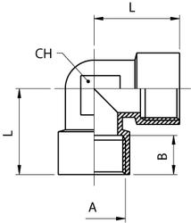 RACCORDO A L FEMMINA - CW510L