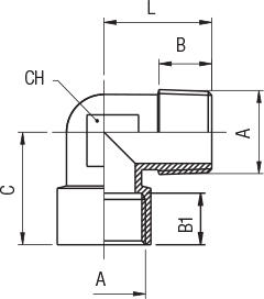 MALE-FEMALE ELBOW