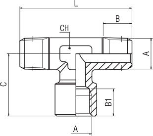 CENTRE LEG FEMALE TEE