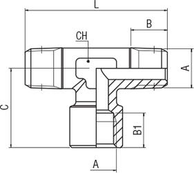 CENTRE LEG FEMALE TEE