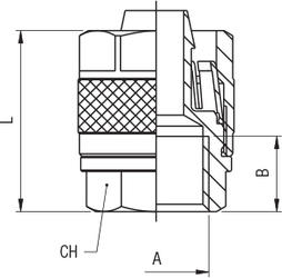FITTING FOR RUBBER HOSE AND FOR BRAIDED POLYURETHANE HOSES