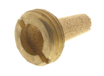 SILENCER WITH FILTERING PAD - (TAPER) WITH SLOT FOR SCREWDRIVER