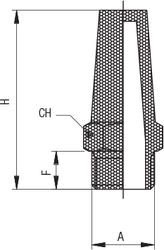 INTEGRAL SILENCER WITH HEXAGONAL WRENCH