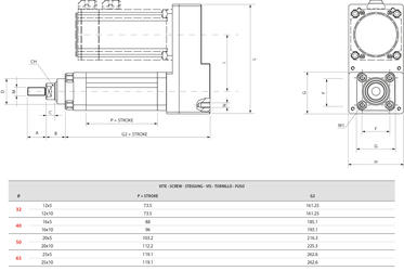 ELECTRIC ACTUATOR WITH PARALLEL MOTOR MOUNT