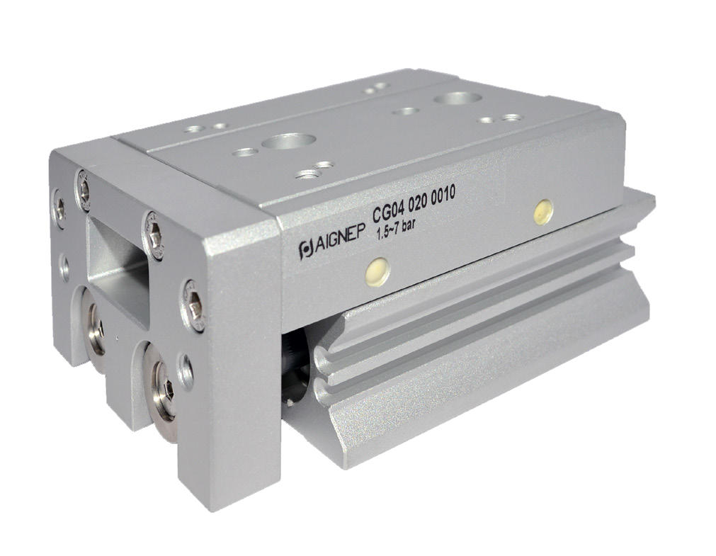 CILINDRO DOPPIO EFFETTO MAGNETICO CON TAVOLA DI SCORRIMENTO - Diam. da 6 a 25