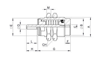 SINGLE - ACTING THREADED PISTON ROD