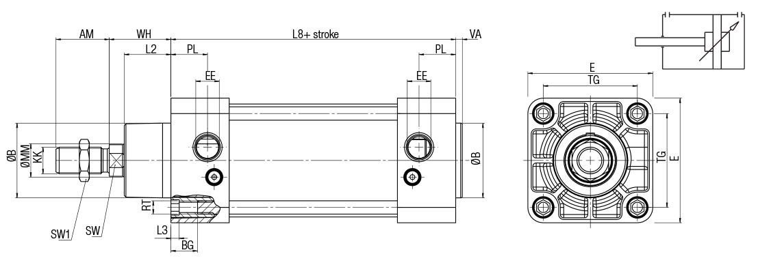 DOUBLE ACTING CUSHIONED MAGNETIC