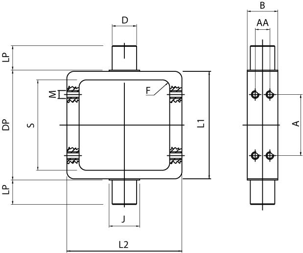 INTERMEDIATE HINGE - STEEL