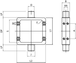 INTERMEDIATE HINGE - STEEL