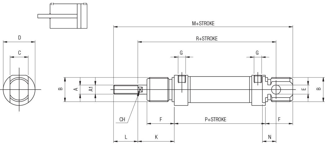 DOUBLE ACTING MAGNETIC INOX