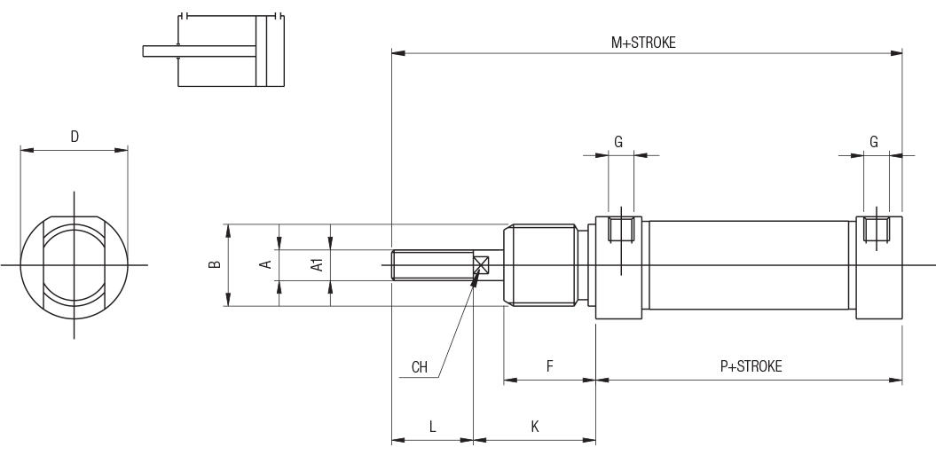 DOPPIO EFFETTO MAGNETICO TESTATA TRONCA ALIMENTAZIONE 90°