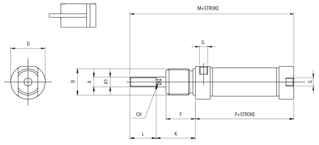 DOPPIO EFFETTO MAGNETICO TESTATA TRONCA ALIMENTAZIONE IN ASSE