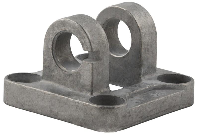 NARROW FEMALE HINGE FOR SQUARE JOINT WITH ARTICULATED HEAD DIN648K - IRON