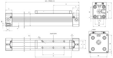 RODLESS CYLINDER