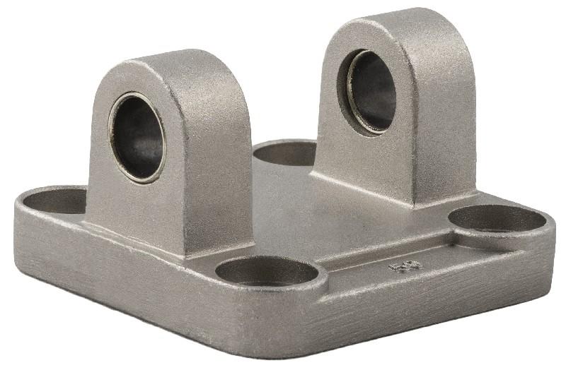 FEMALE HINGE WITH SELF-LUBRICATING BUSHES - ALUMINIUM