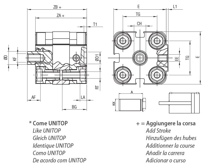 WF - DOUBLE ACTING MAGNETIC - Bore from 20 to 25