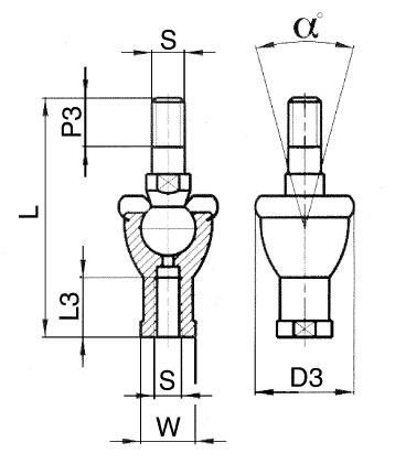 SELF-ALIGNING ROD END COUPLER