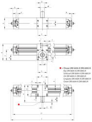 MALE ROTARY CYLINDER WITH ANGLE REGULATION +/- 5°