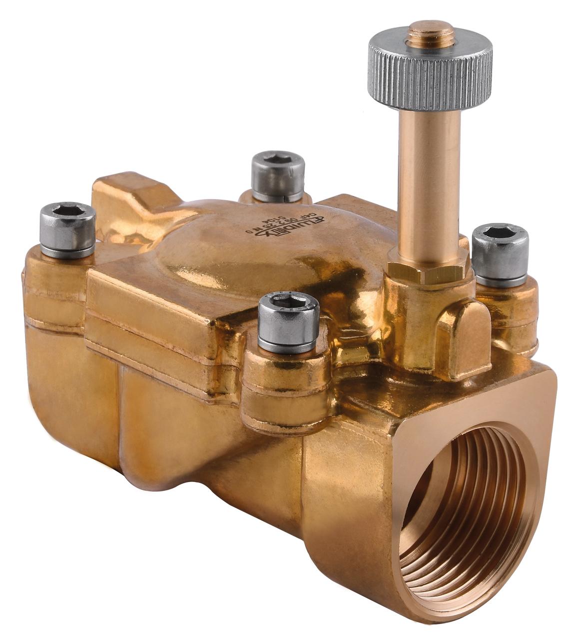 SERVO-ASSISTED SOLENOID VALVES