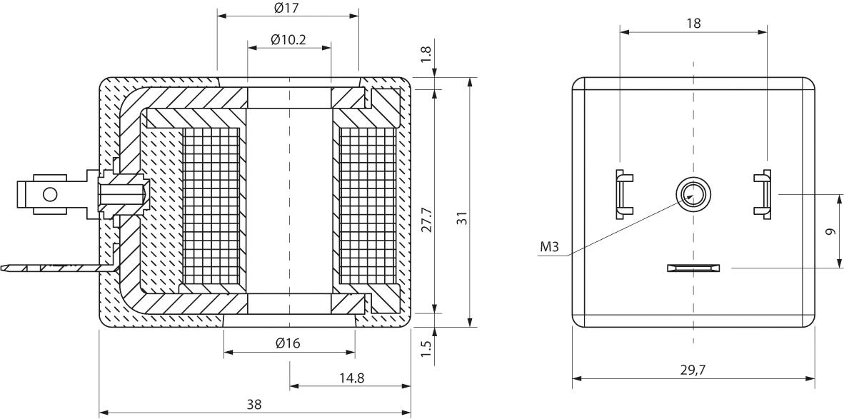 Ø PILOTAGE 10 mm - TAILLE 30 mm