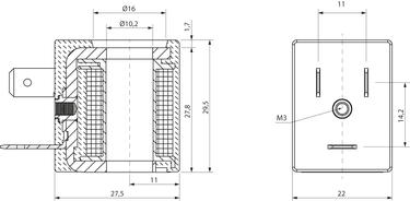 Ø OPERADOR 10 mm - TALLA 22 mm