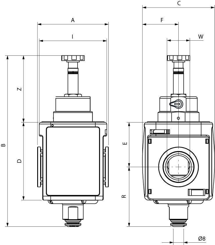 VÁLVULA DE DESPRESSURIZAÇÃO ELETROPNEUMÁTICA