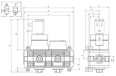 SOFT START VALVE WITH QUICK EXHAUST - FRL1 Size