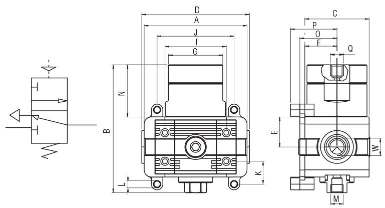 SHUT OFF VALVE - PNEUMATIC