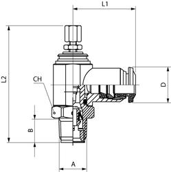 INCH TUBE FLOW CONTROL (OUT) - PTF - MANUAL REGULATION