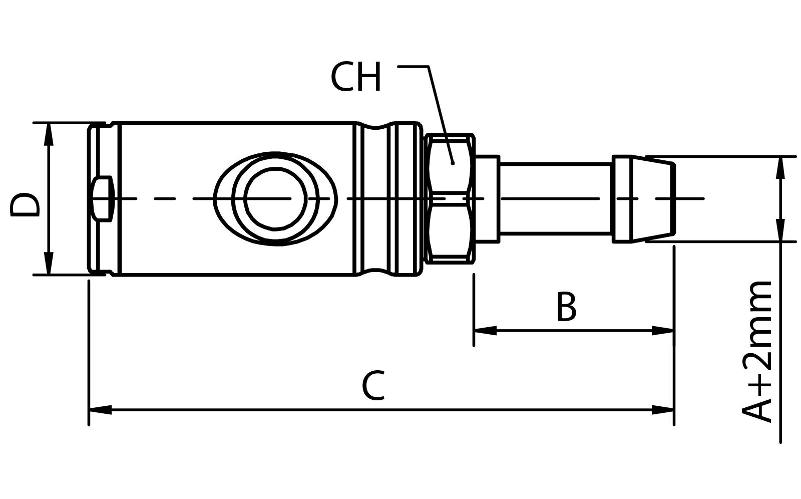 SAFETY SOCKET FOR RUBBER HOSE