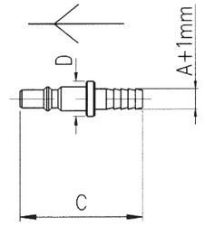 BARBED PLUG