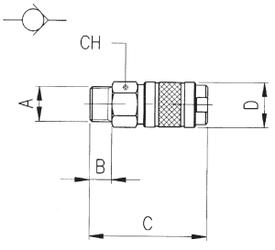 MALE SOCKET