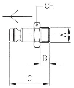 MALE PLUG