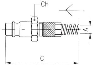 COMPRESSION PLUG WITH SPRING