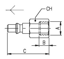 PLUG WITH GRADUAL EXHAUST