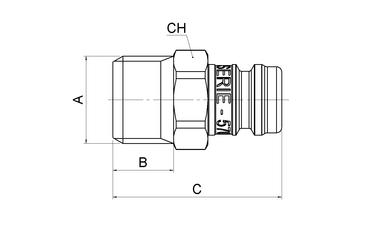 EMBOUT MÂLE "PRÉ-COATING"