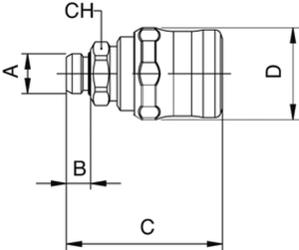 MALE SOCKET