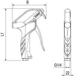 BLOWGUN WITHOUT NOZZLE