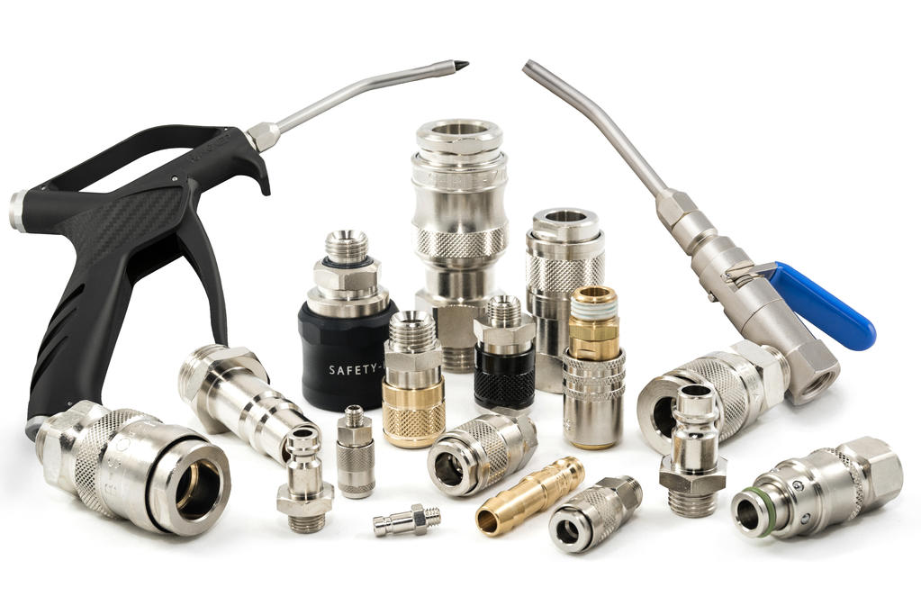 Production of quick-connect couplings for liquids