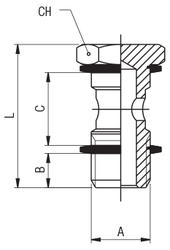 BANJO SCREW SINGLE