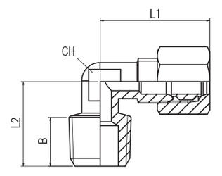 ELBOW MALE ADAPTOR