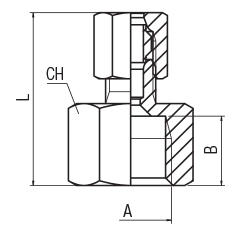 STRAIGHT FEMALE ADAPTOR