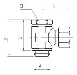 RACCORD BANJO MALE CYLINDRIQUE AVEC JOINT BI MATIÈRE (1613)